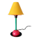 Lamp Ikea Memphis model B9409 made in Italy 1980's.