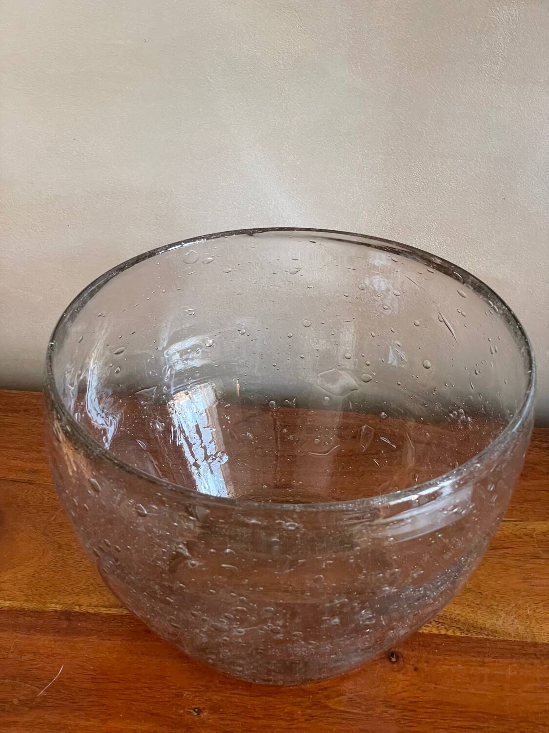Coupe, saladier  en verre de Biot
