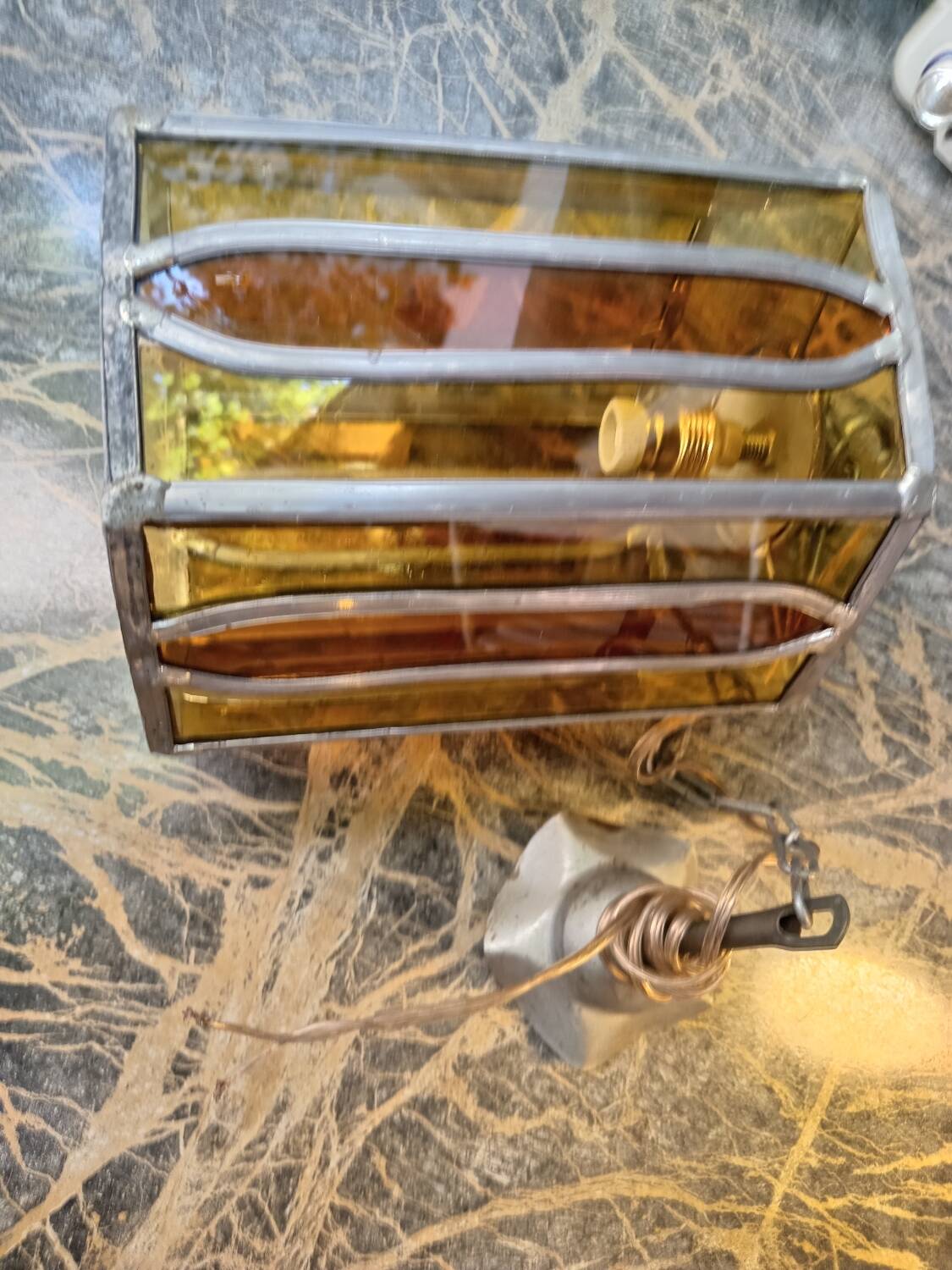 Stained glass suspension