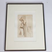 Art Print Lithograph: Mary Magdalene, Signed by Muffini, 1994