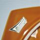 Ceramic cheese platter modernist rooster 60s