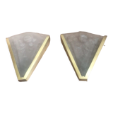 Pair of art deco wall sconces