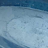 Biot blue bubble glass ice bucket