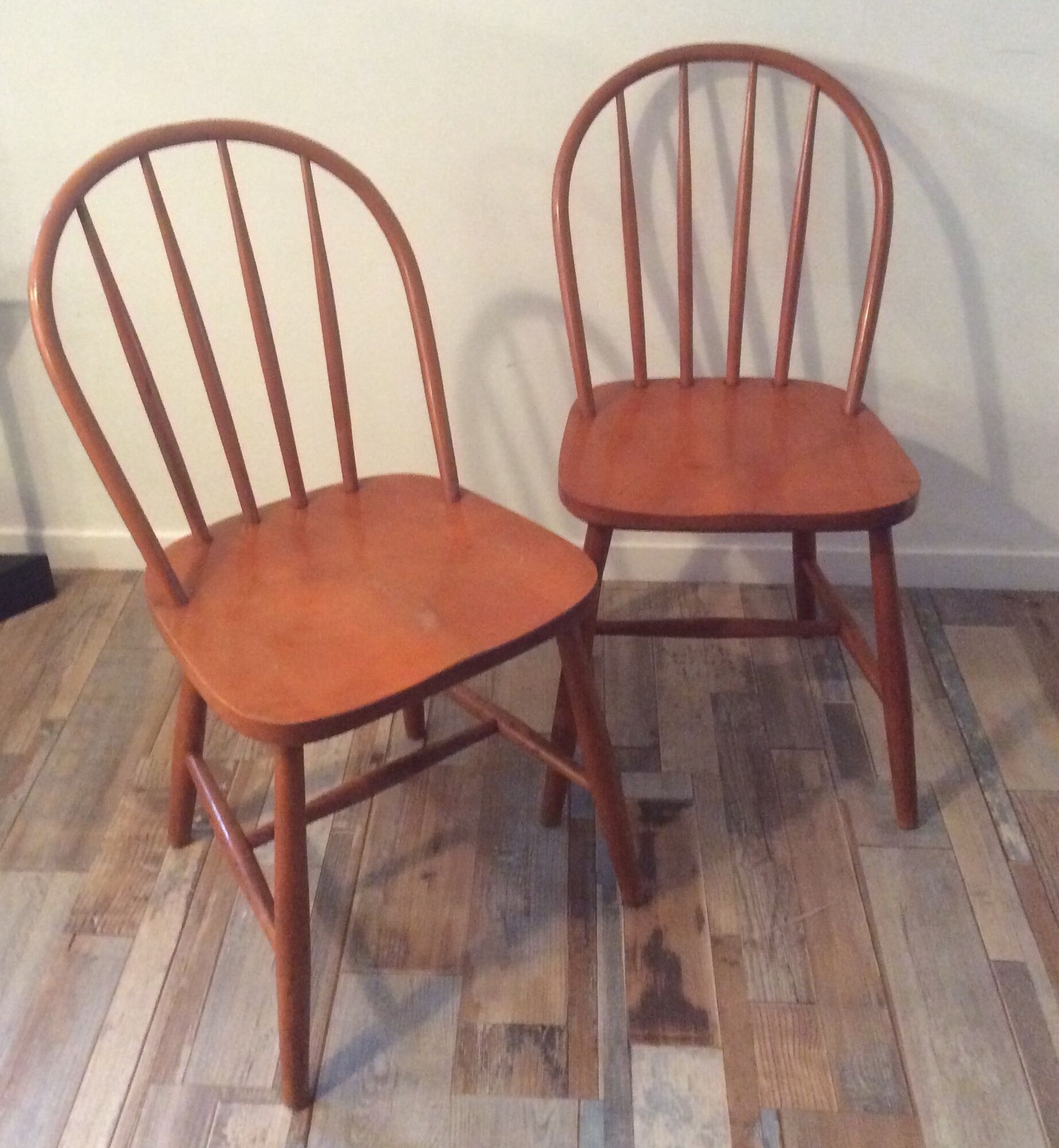 Pair of Imexcotra 1950s Scandinavian style chairs