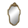 Golden baroque mirror in Louis XV style