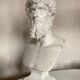 Greco-Roman bust in full plaster of Emperor Lucius Verus Borghese collection
