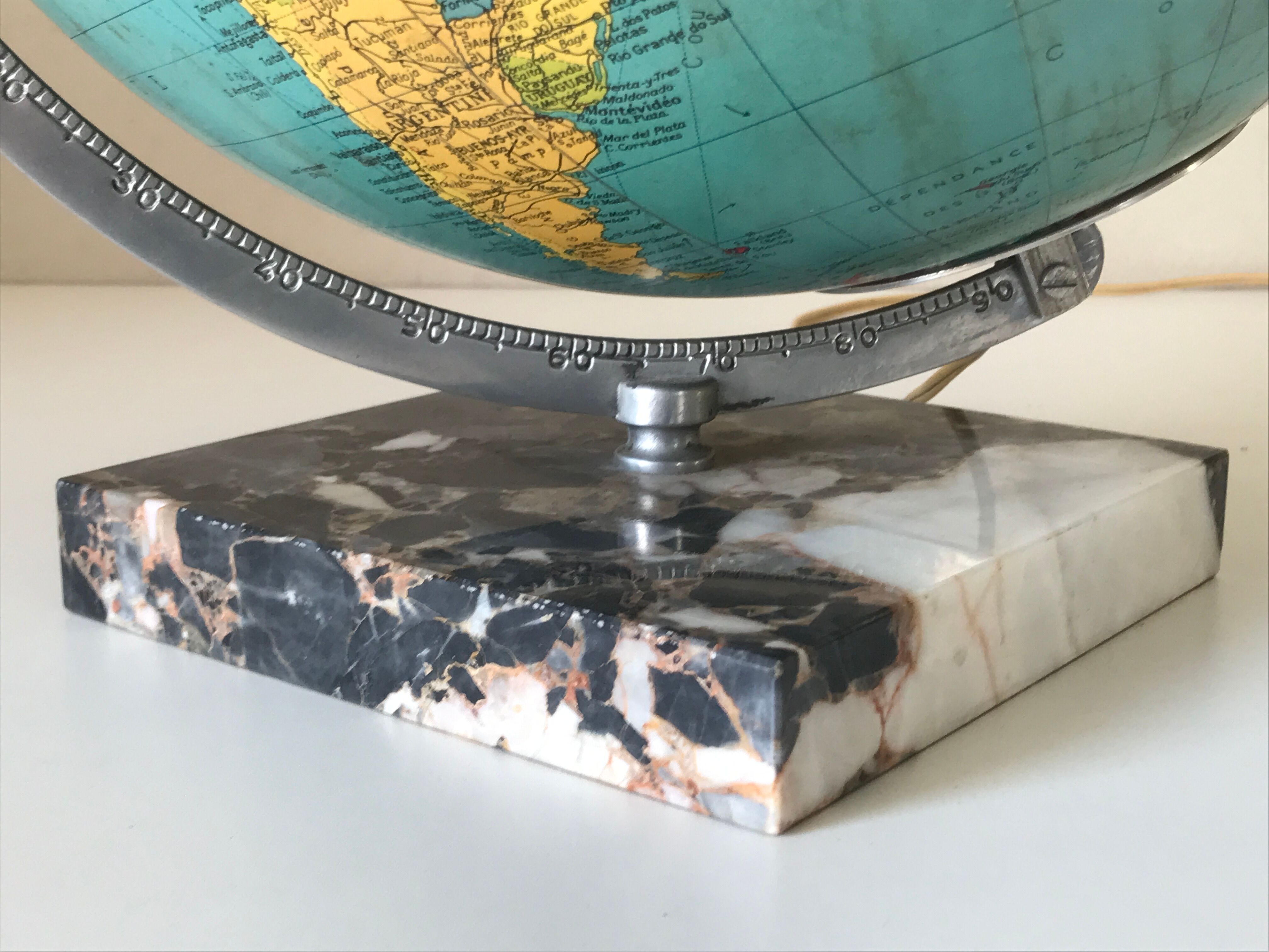 Luminous glass globe 1962