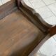 Console with a niche in cherry wood in Louis XV style.