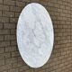 Table basse ovale originale Knoll Tulip Eero Saarinen Carrara