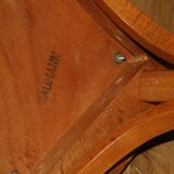 10 baumann chairs no. 12 black faux leather light beech