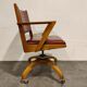 Chaise de bureau inclinable vintage Decoene, années 1950