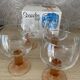 lot de 4 verres à pied neufs Luminarc / verrerie d'Arques