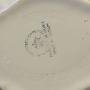 Vintage glazed ceramic butter dish - Manufacture Impériale de NImy