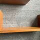Pair of Scandinavian teak shelves from the 60s