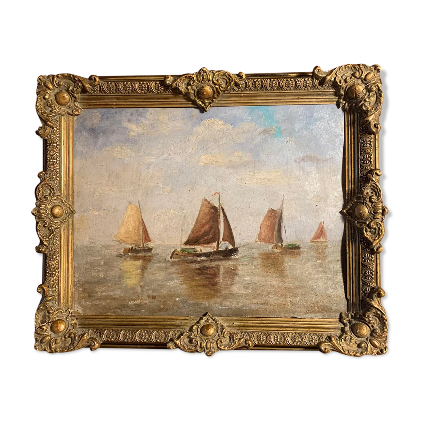 Oil painting on canvas Marine