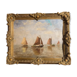 Oil painting on canvas Marine