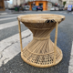 Wicker sofa end