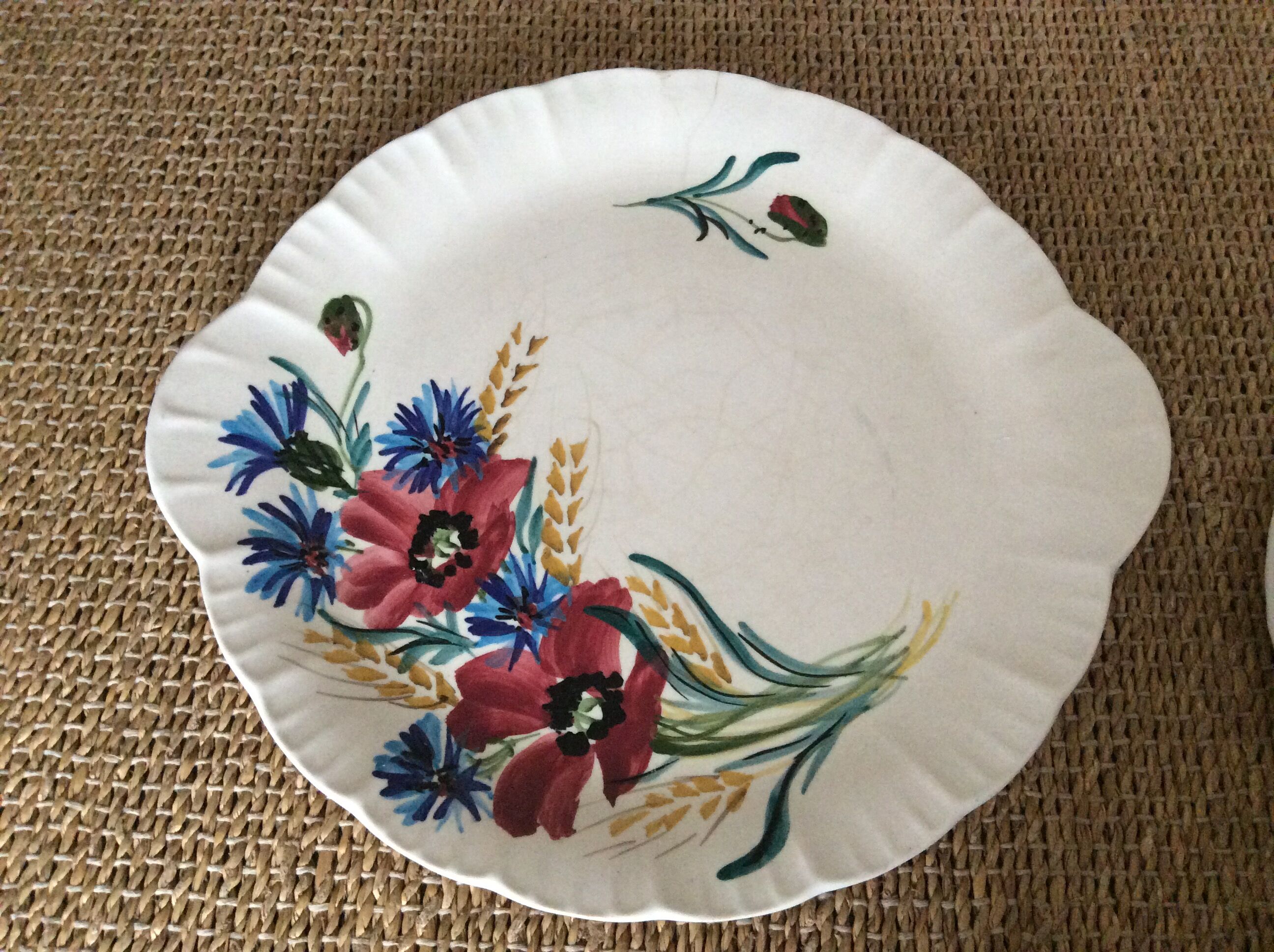 Set de 8 assiettes Vallauris