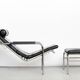 Chaise longue and ottoman Gabriele Mucchi "Genni" for Zanotta