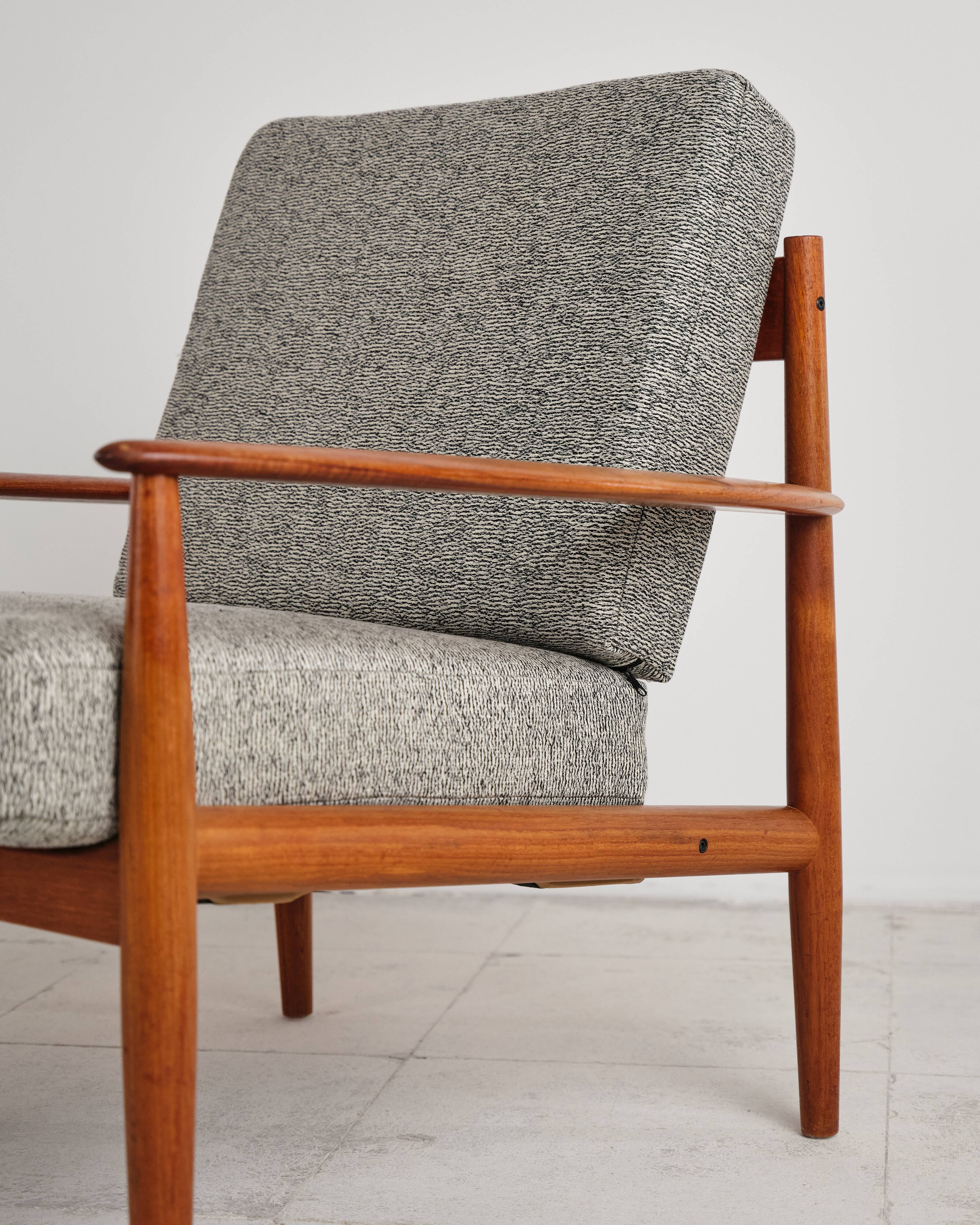 Fauteuil en teck par Grete Jalk pour France and Son, 1950s