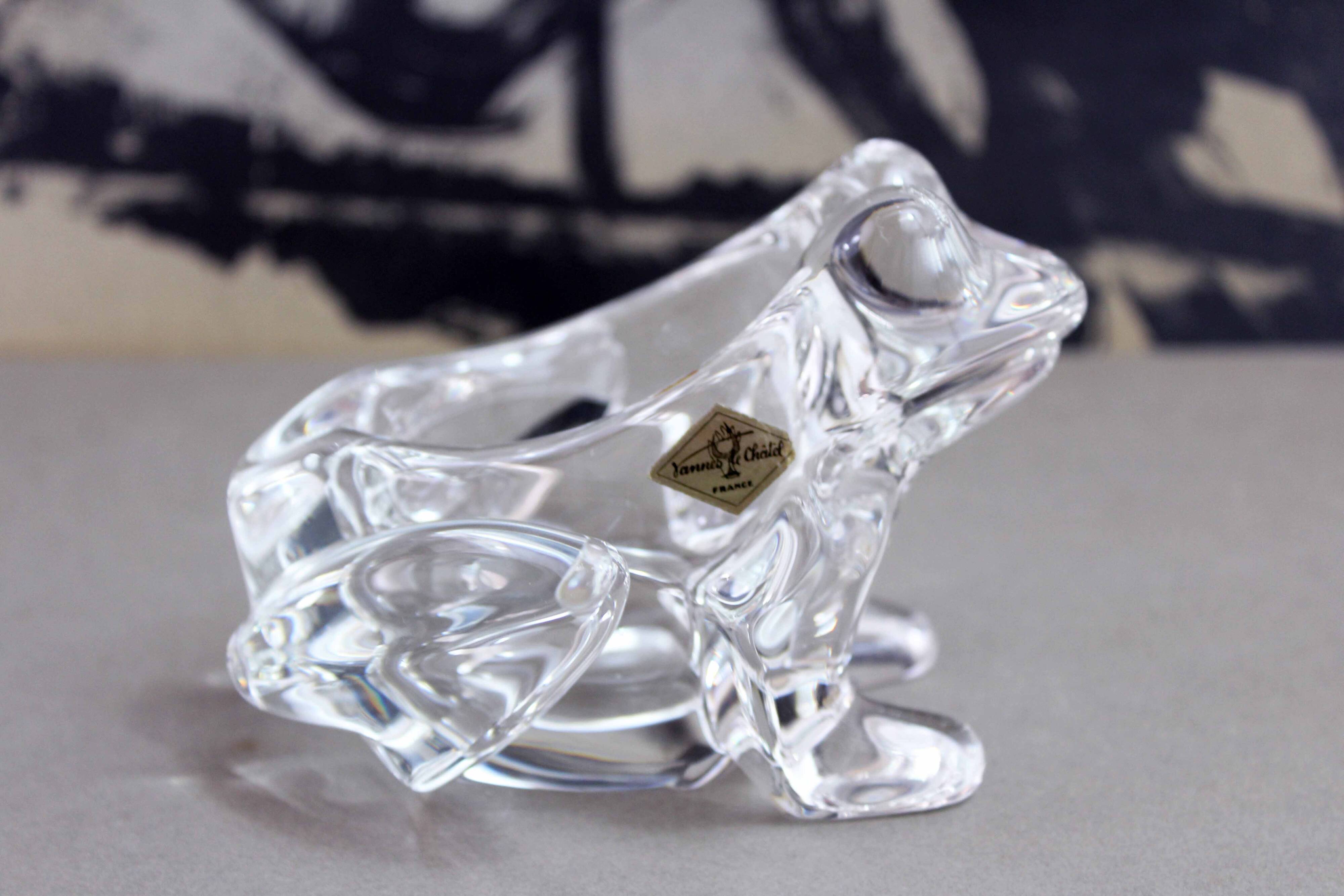 Crystal Frog Ashtray