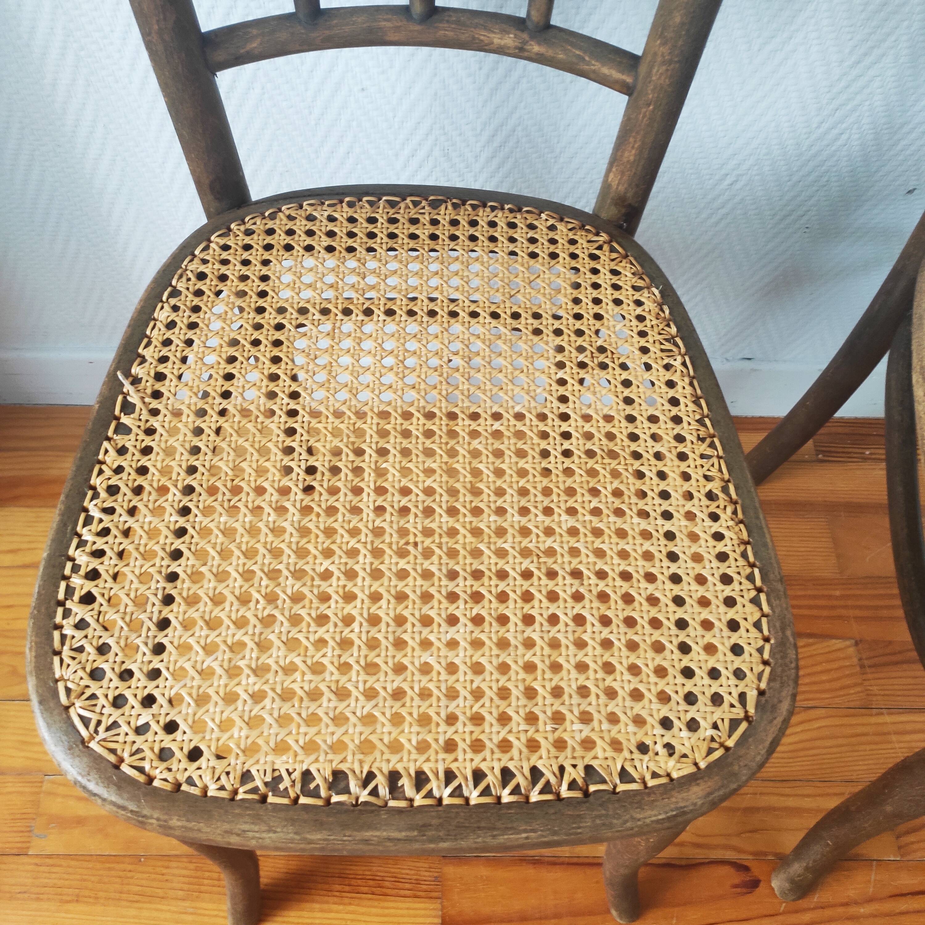 Pair of antique Josef Hofmann chairs