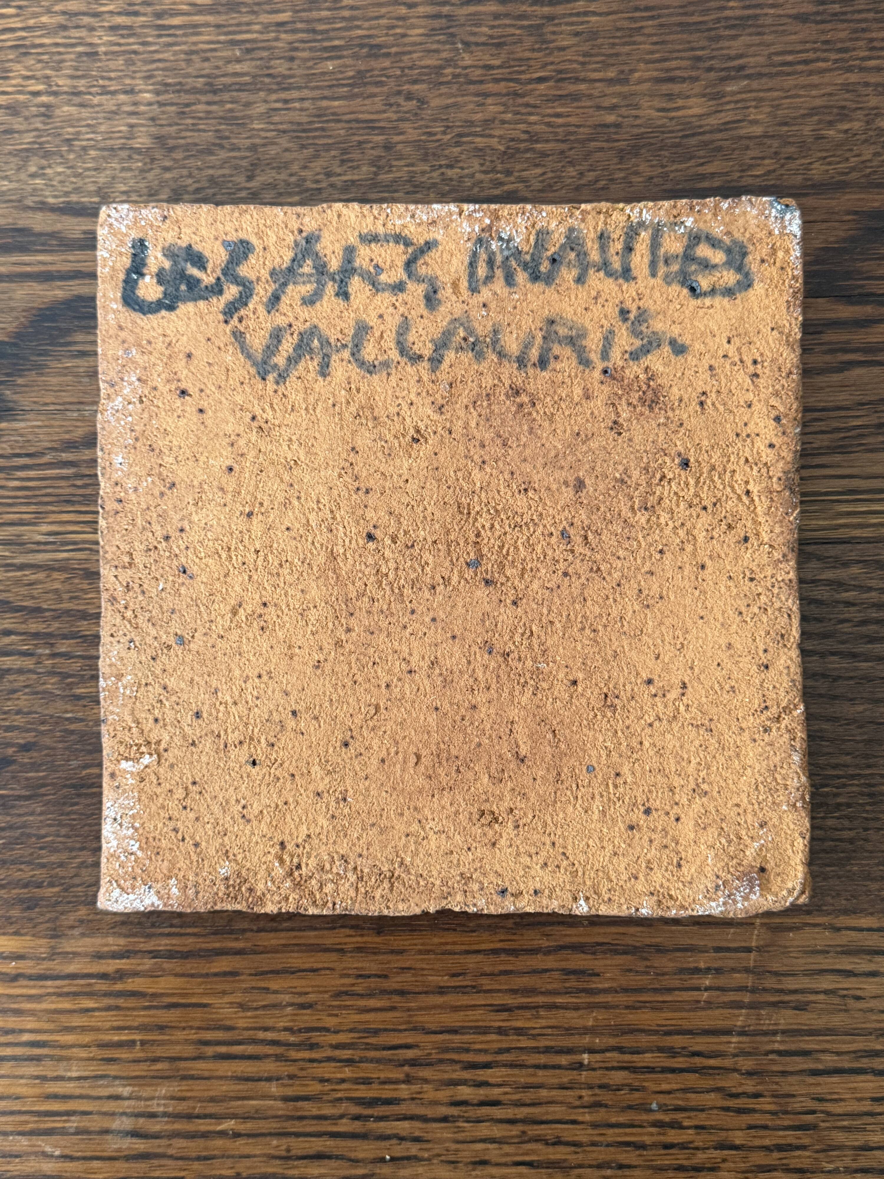 Paire de plaques en céramique par Les argonautes, Vallauris, circa 1960