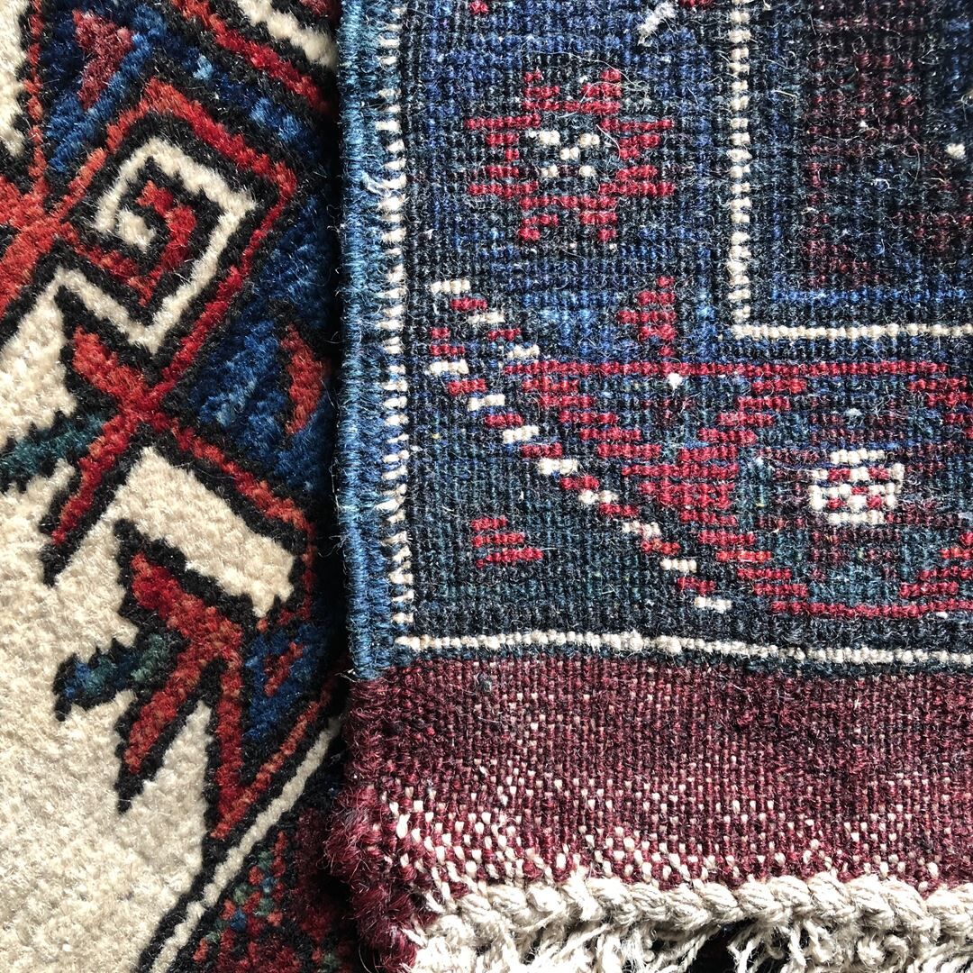 Old oriental carpet 113x179