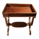 Table d appoin à cuvette t en acajou