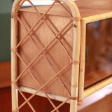 Bamboo display shelf
