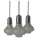 Cascade lamp with 3 glass and chrome shades by WILA, 1960s, Germany
