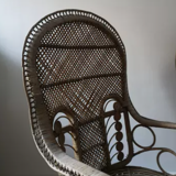 Emmanuelle armchair in rattan, 1970