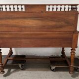 19th century walnut stepped desk