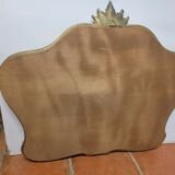 Miroir style Louis XV en bois doré, 80×69 cm