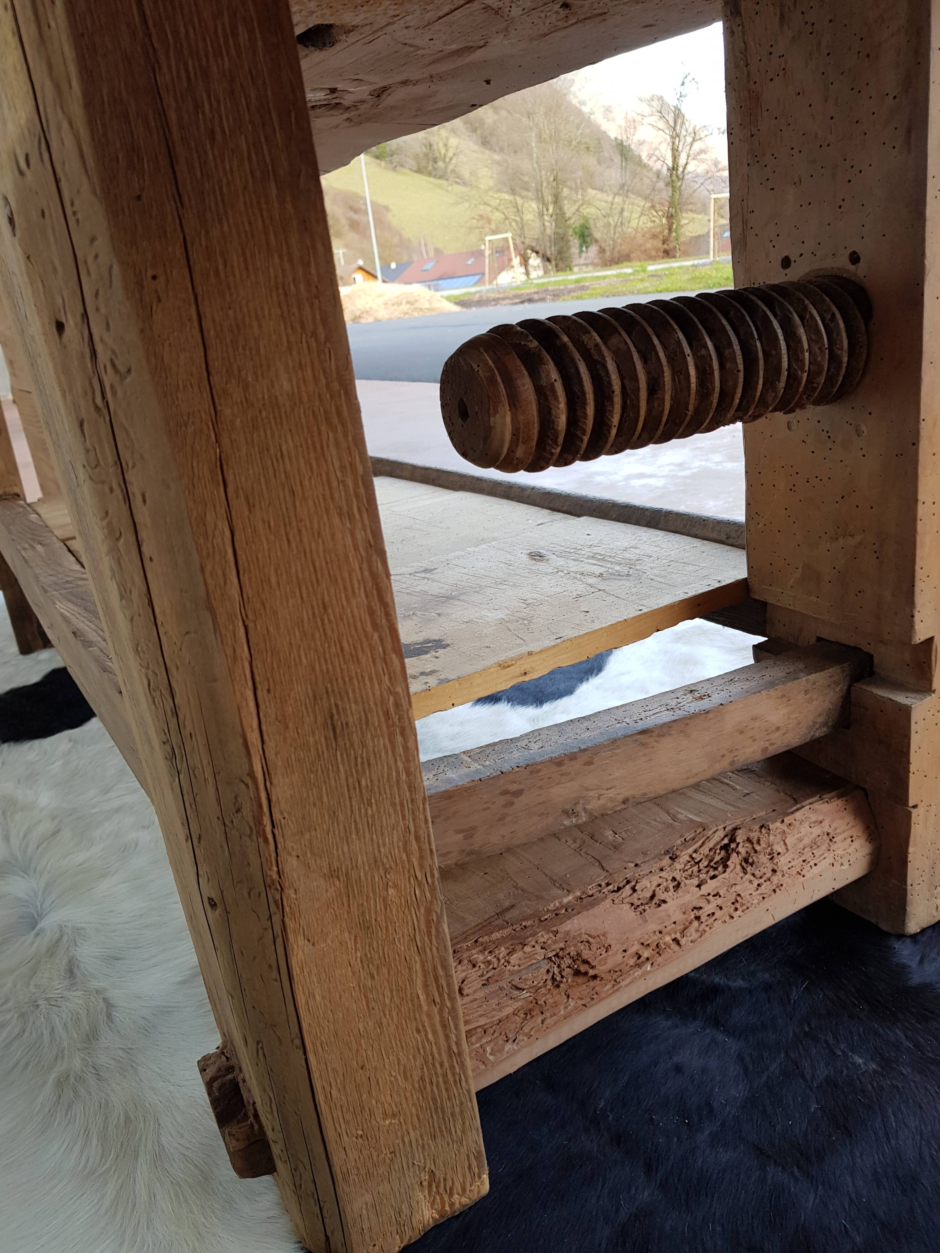 Farm workbench 19th century