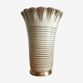 Vase céramique d'art Orfinox années 50