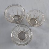3 jam jars in blown glass