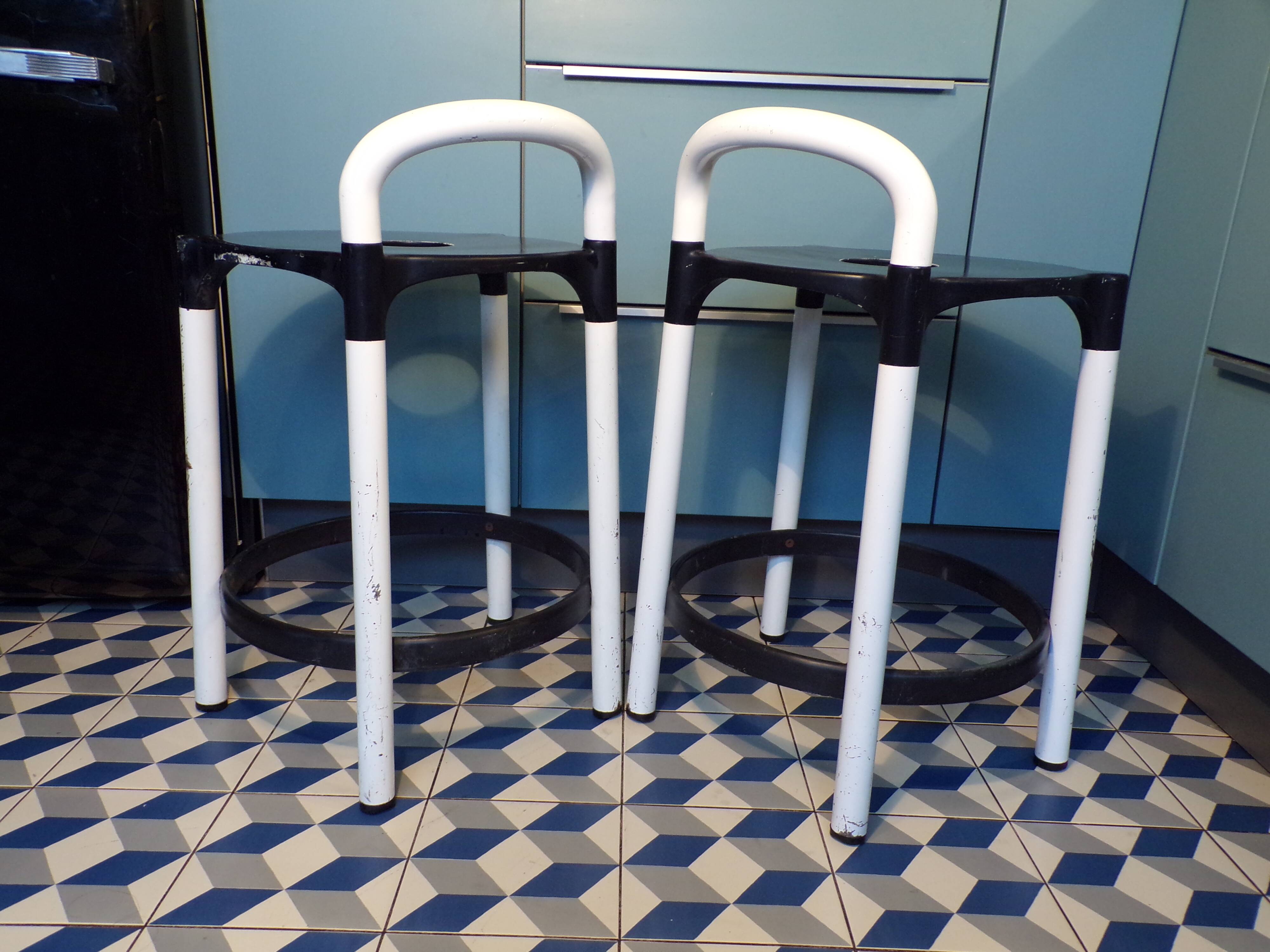 Paire de tabourets Polo par Anna Castelli Ferrieri pour Kartell