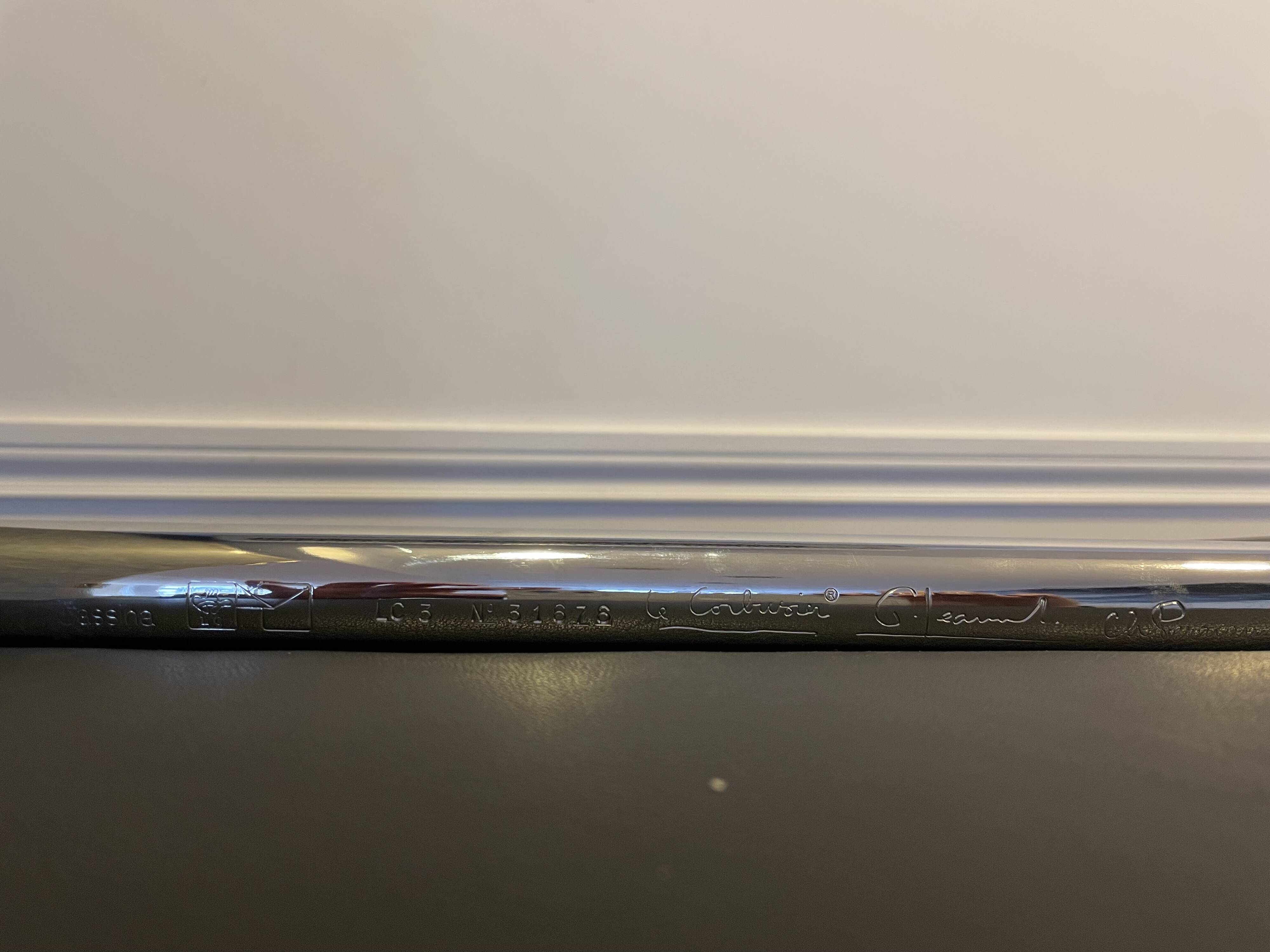 LC3 armchair Le Corbusier/Charlotte PERRIAND for CASSINA