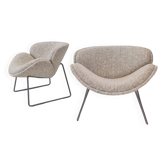 Ensemble de chaises Artifort F438 Orange Slice par Pierre Paulin, 1959