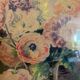 Vintage flower bouquet table