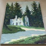 Antique painting signed G.Moreau, 1978