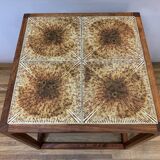 1960s aksel kjersgaard rosewood tiled coffee table