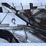 "piano pianist" original anonymous black & white photo