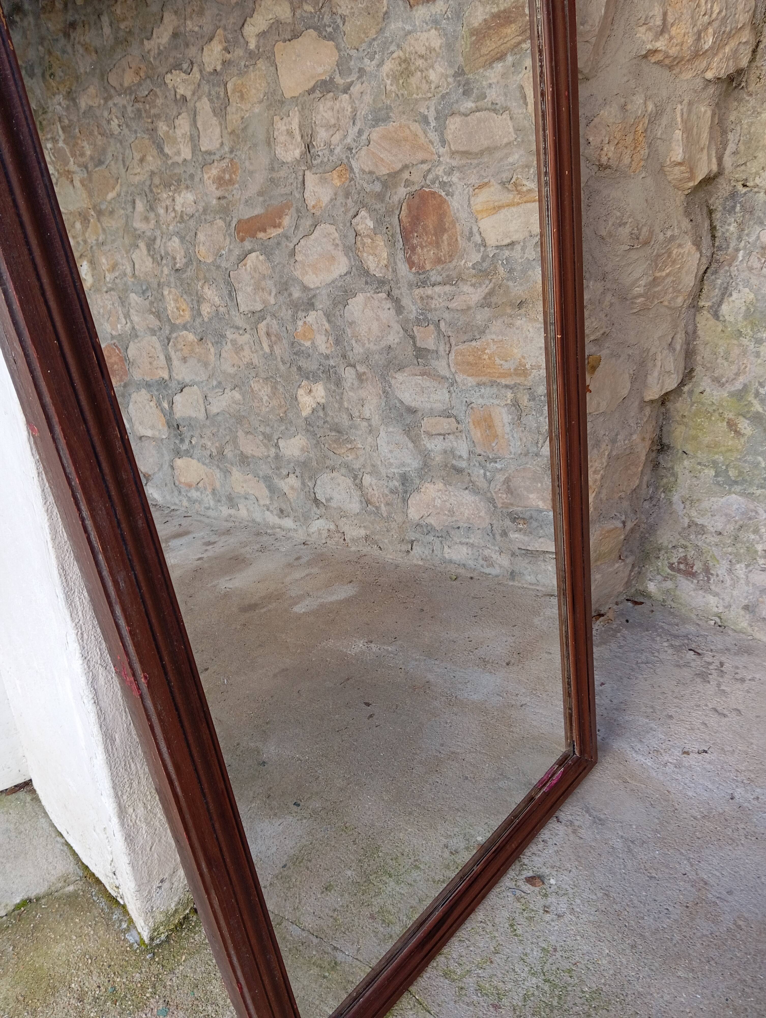 ANTIQUE FIREPLACE MIRROR