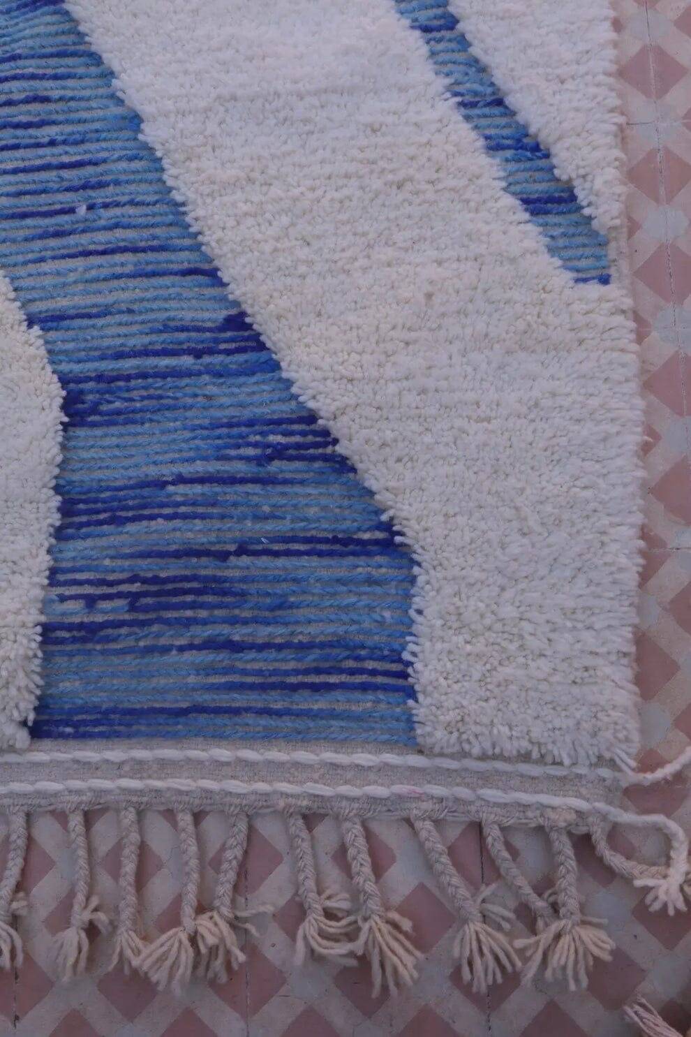 Handmade natural wool rug