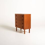 Commode en teck scandinave avec serrures