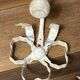 Metal and wood bow and ribbon hooks
