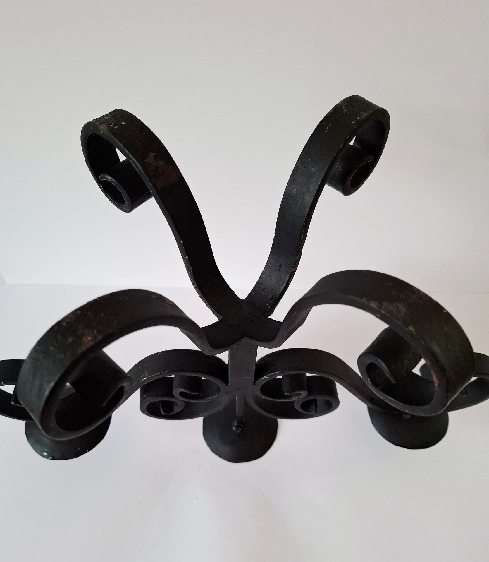 Vintage wrought iron chandelier