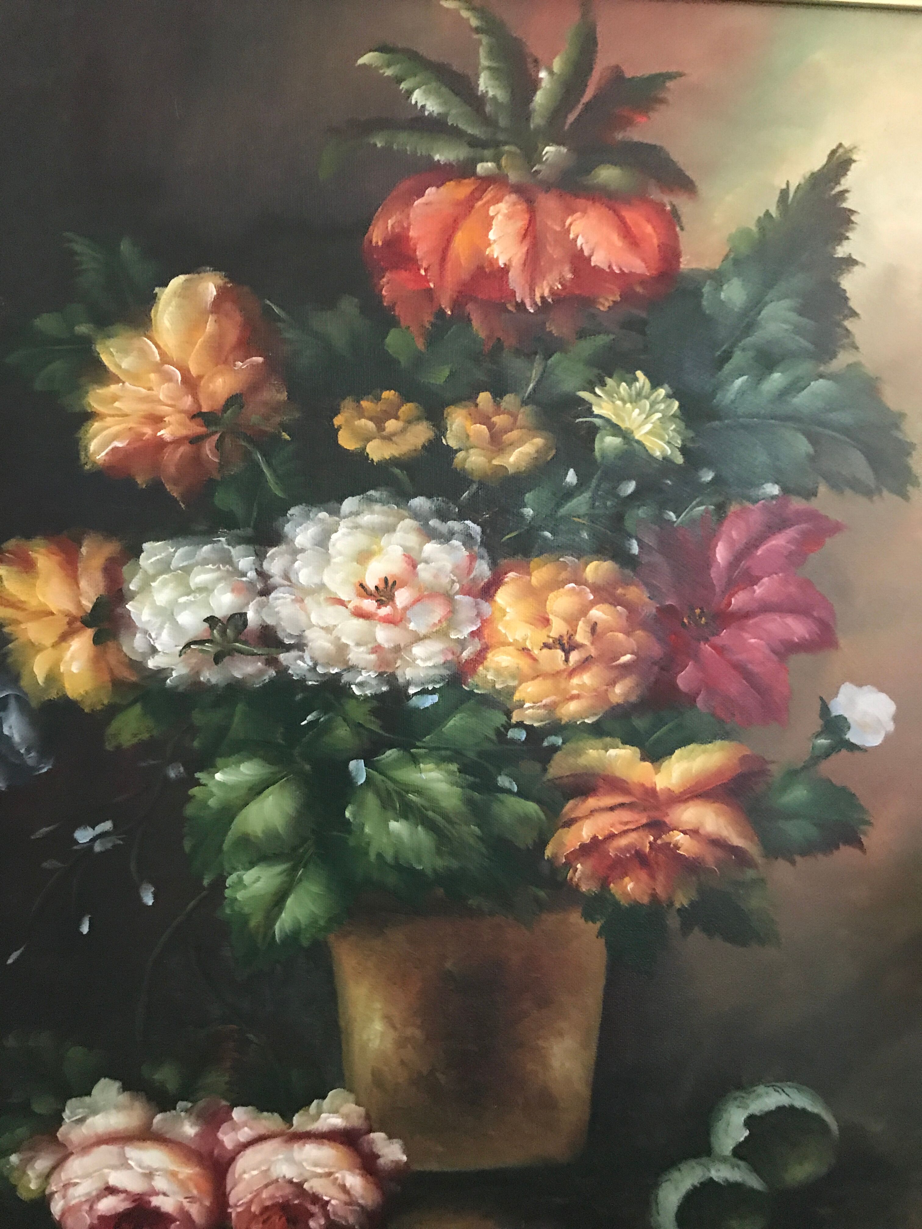 Table bouquet of flowers